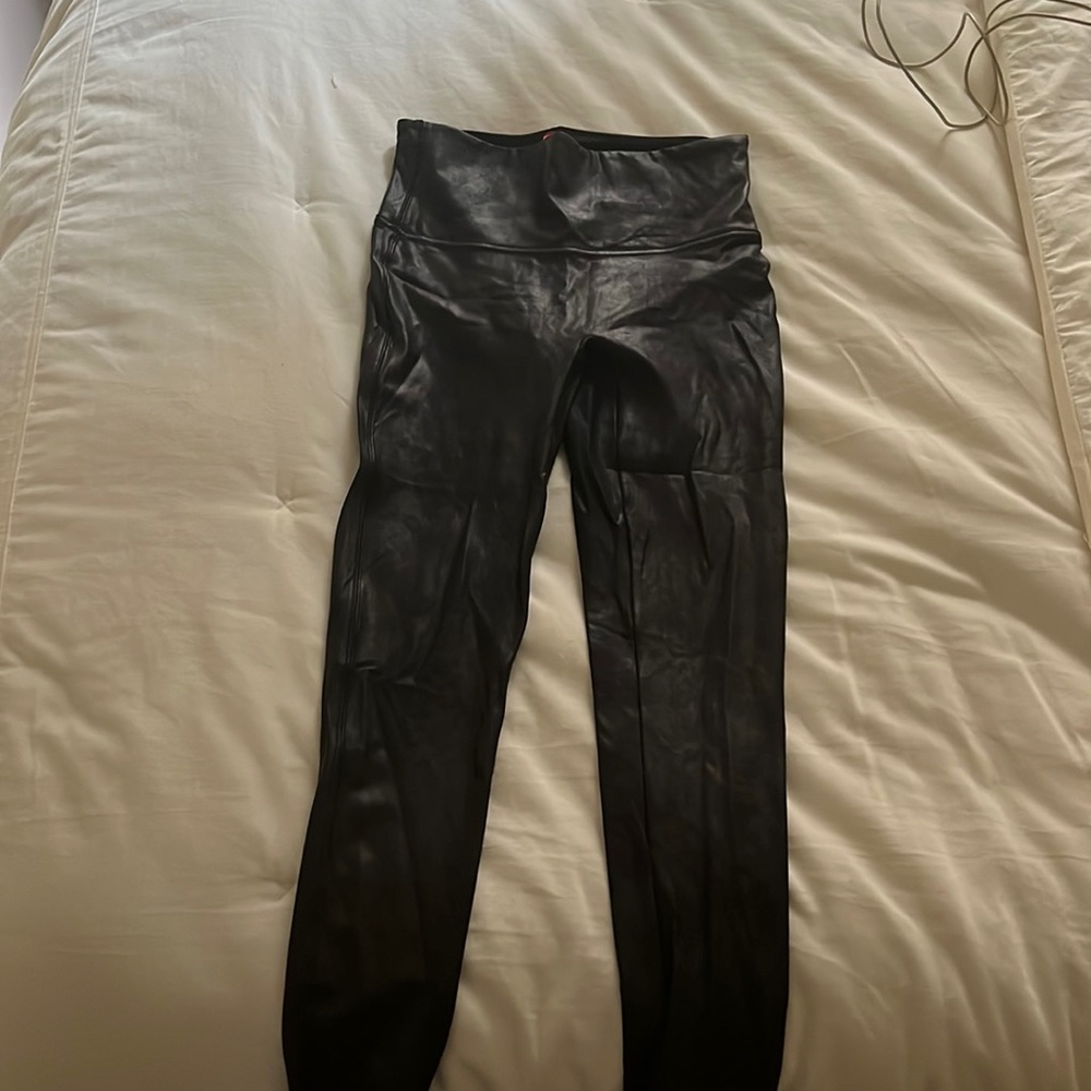 Spanx Leather Leggings